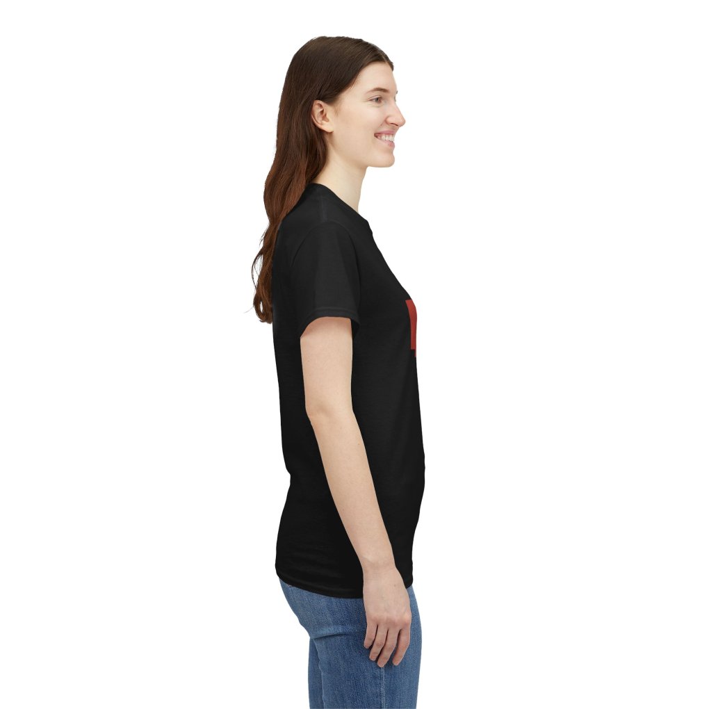 TravelinJava Lock Logo Tee | Unisex Heavy Cotton Tee - Gildan 5000