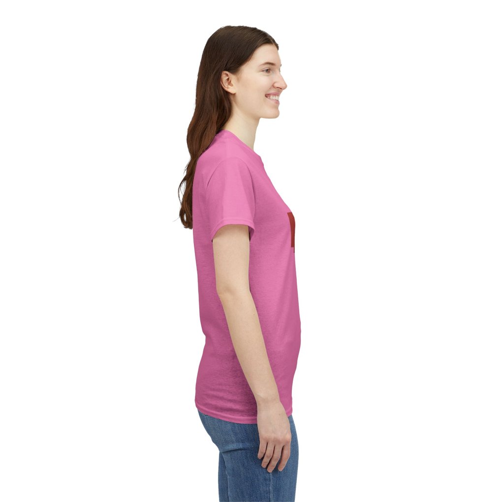 TravelinJava Lock Logo Tee | Unisex Heavy Cotton Tee - Gildan 5000