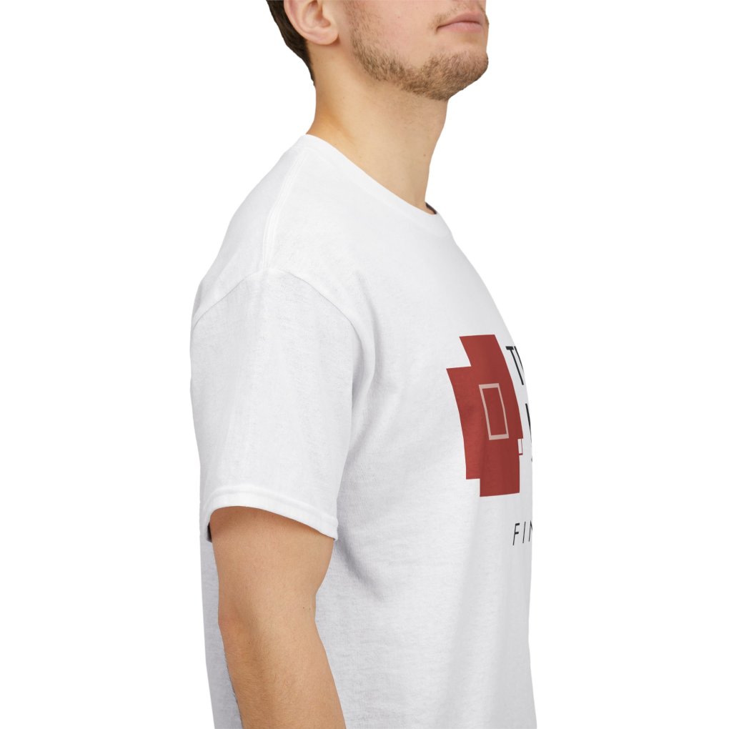 TravelinJava Lock Logo Tee | Unisex Heavy Cotton Tee - Gildan 5000