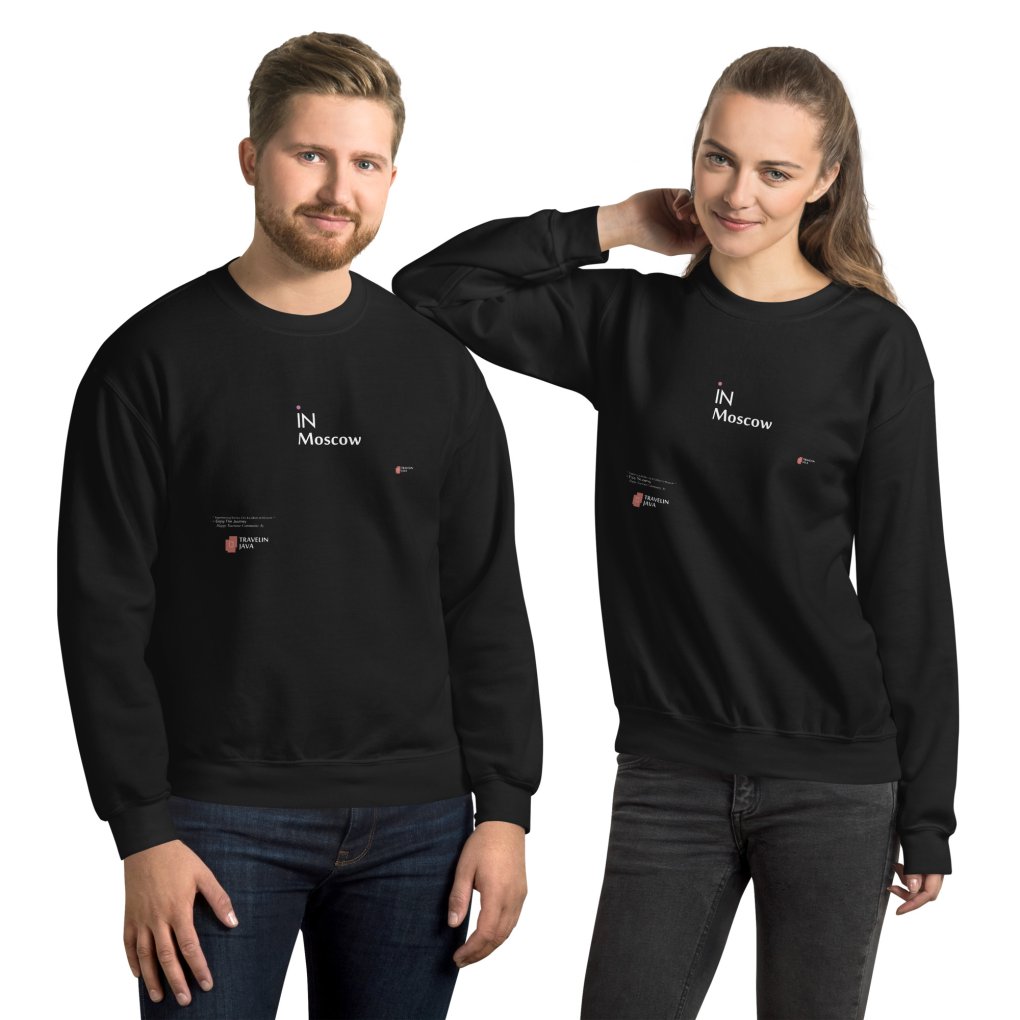 iN Moscow Unisex Sweatshirt TravelnJava Style