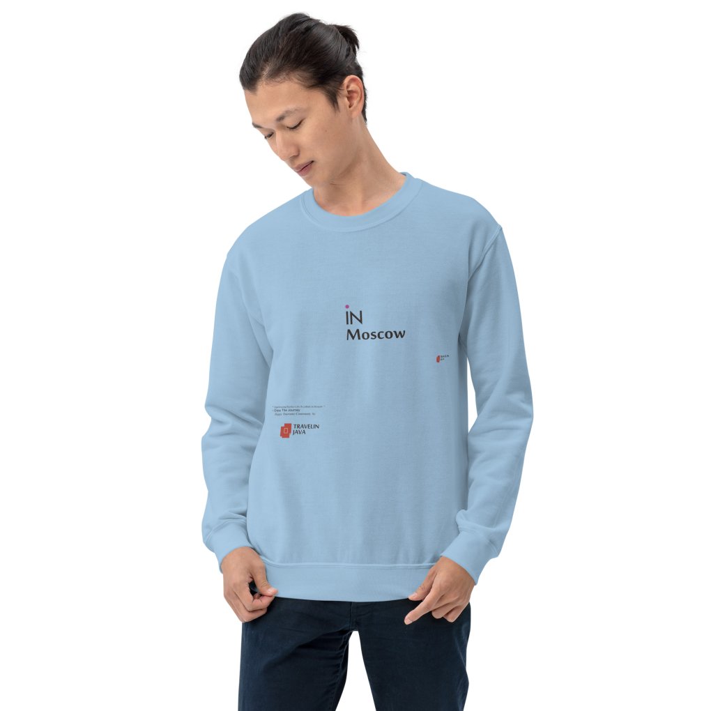 iN Moscow Unisex Sweatshirt TravelnJava Style