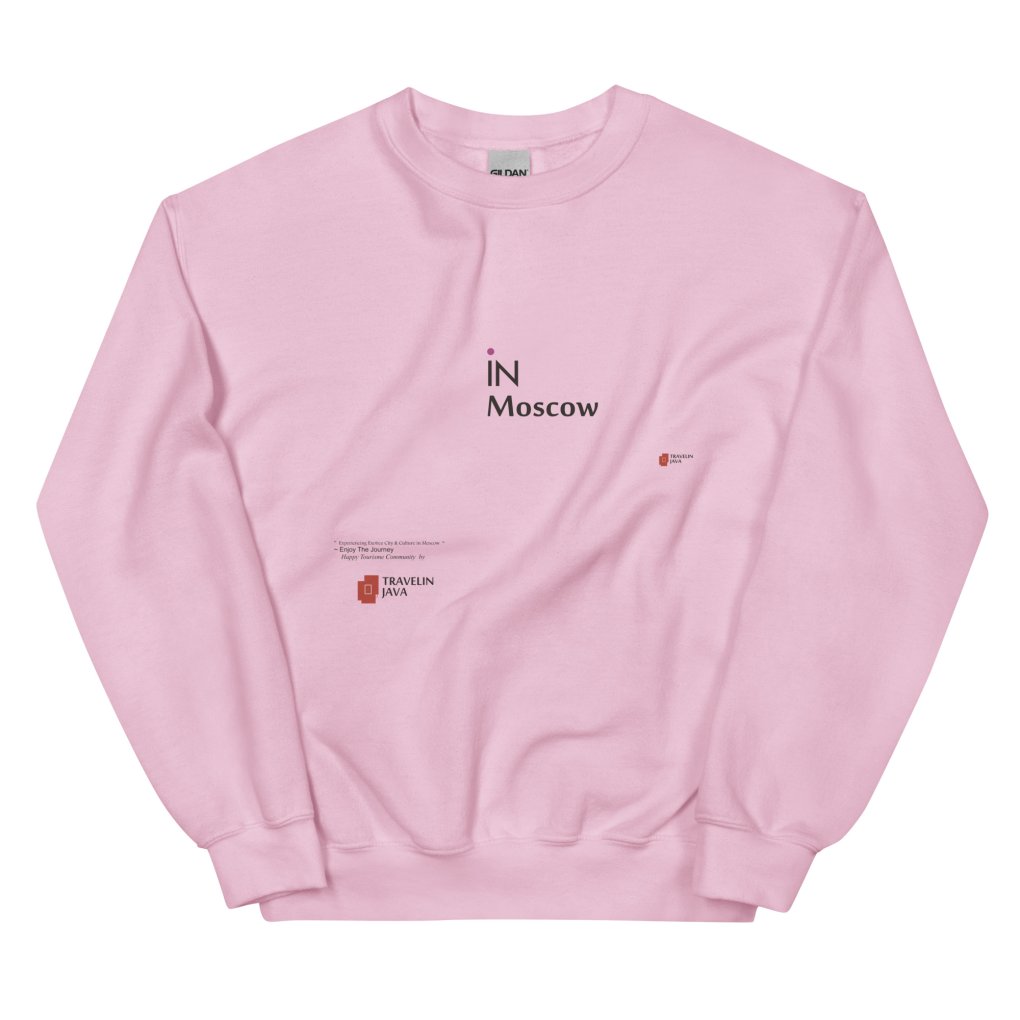 iN Moscow Unisex Sweatshirt TravelnJava Style