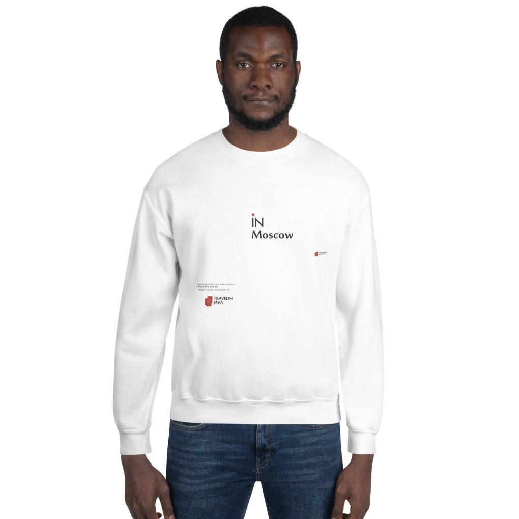 iN Moscow Unisex Sweatshirt TravelnJava Style