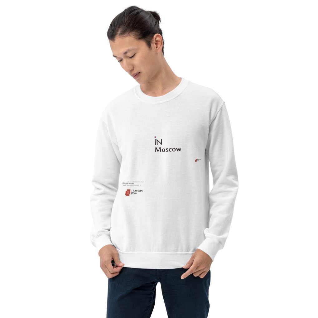 iN Moscow Unisex Sweatshirt TravelnJava Style