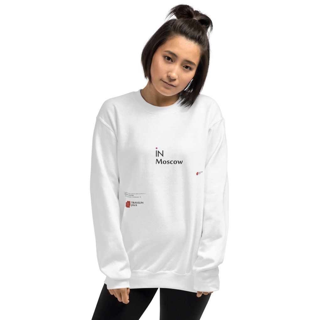 iN Moscow Unisex Sweatshirt TravelnJava Style
