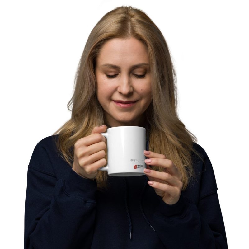 The Editorial Series: "IN Moscow" White Glossy Vessel (11oz / 15oz / 20oz)