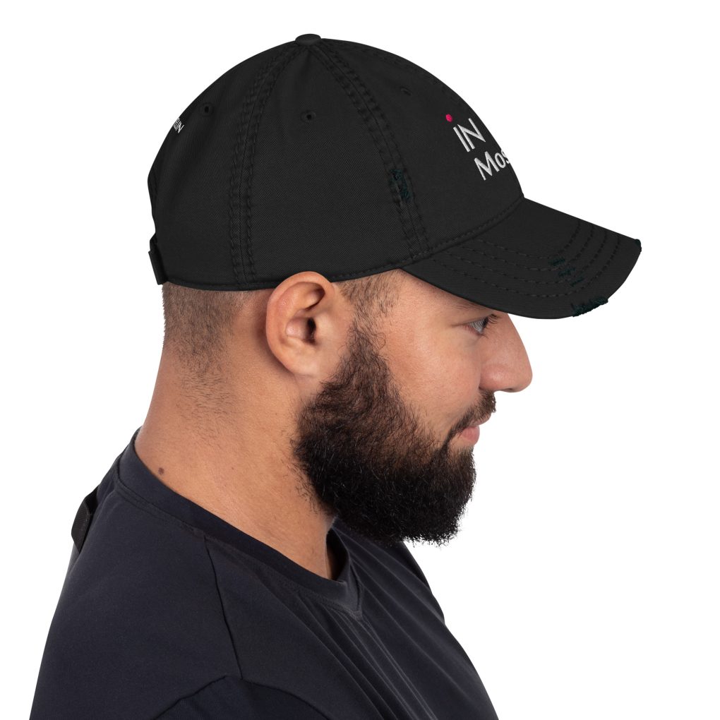 Distressed Dad Hat "iN Moscow"