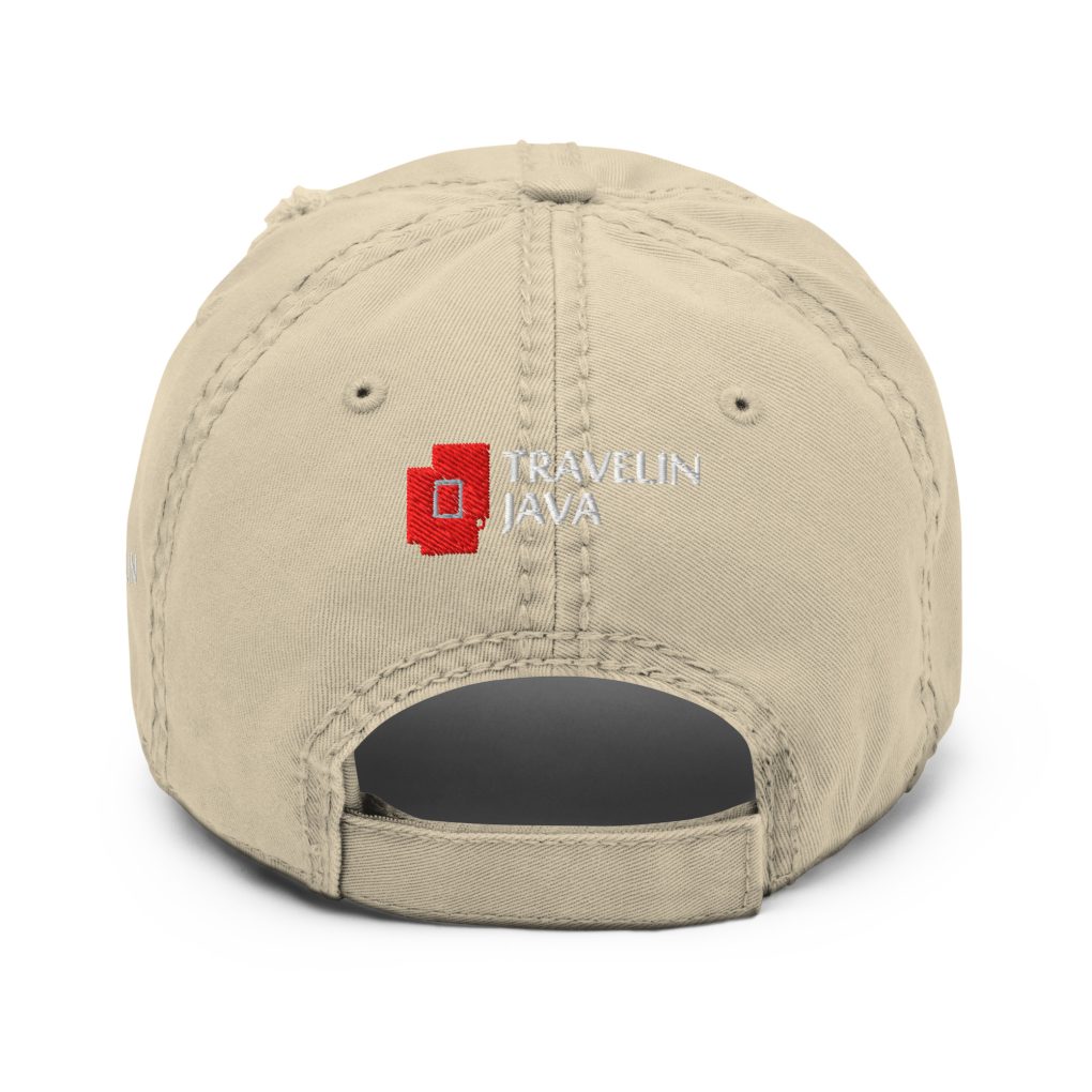 Distressed Dad Hat "iN Moscow"