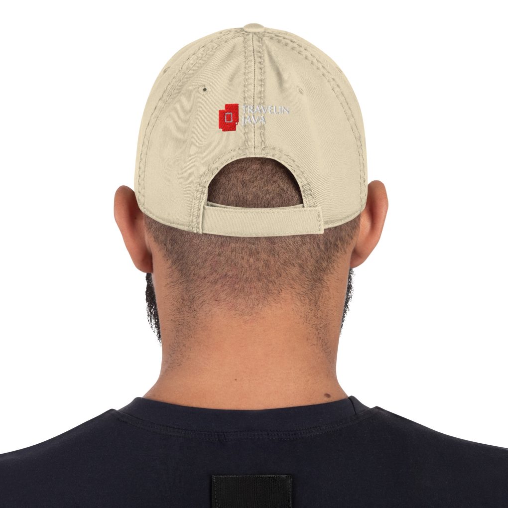 Distressed Dad Hat "iN Moscow"