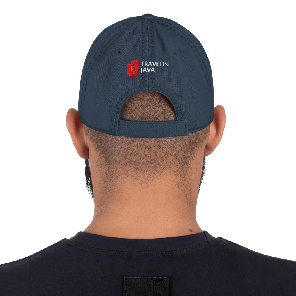 Distressed Dad Hat "iN Moscow"