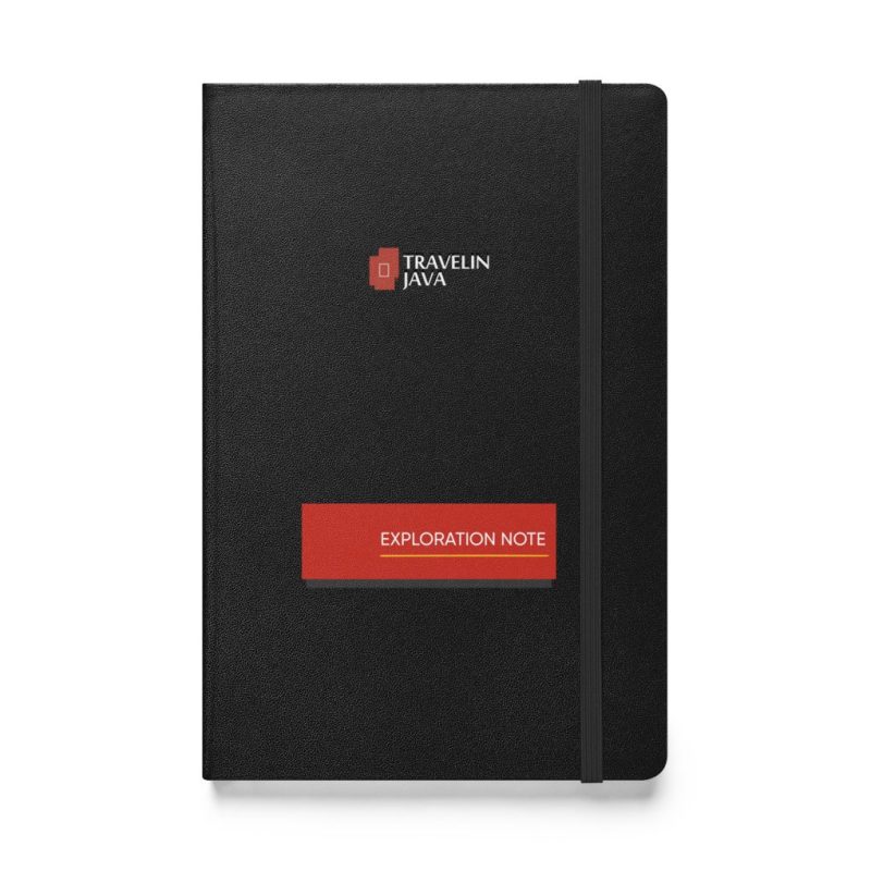 Hardcover Bound Notebook NJava |  Field Logs Saver