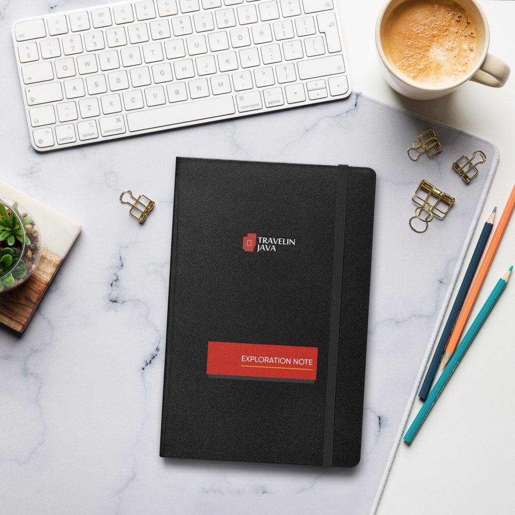 Hardcover Bound Notebook NJava | Field Logs Saver