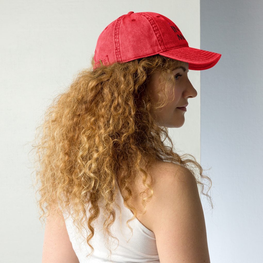Vintage Cotton Twill Cap "iN Moscow"