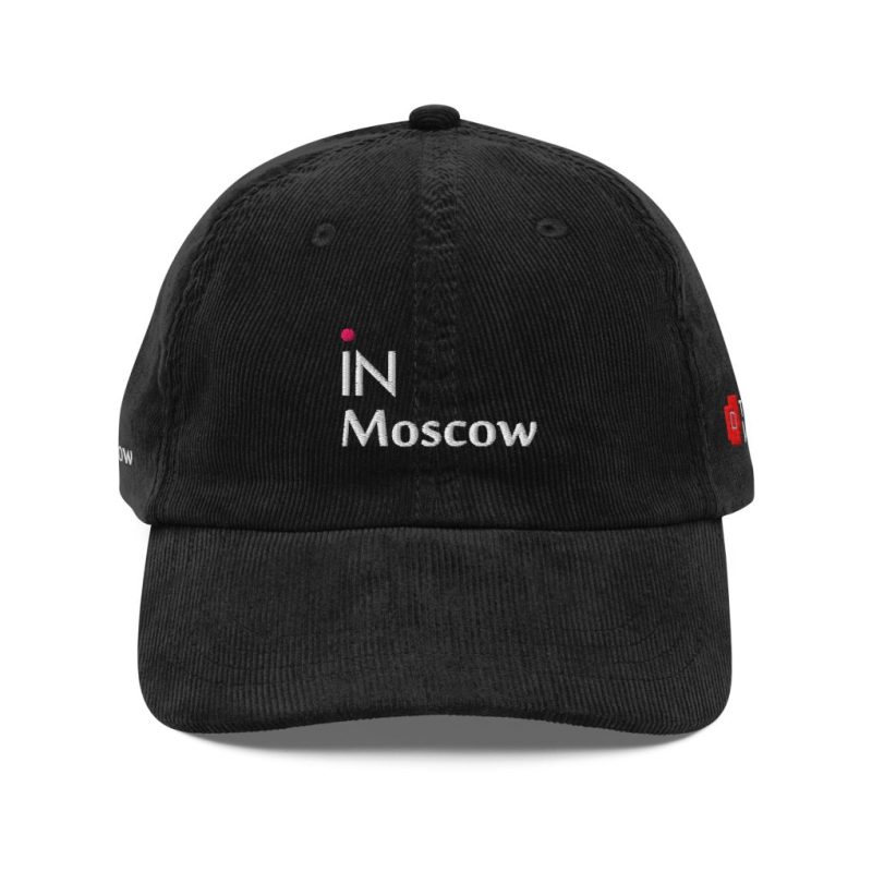 Vintage corduroy cap "iN Mpscow"