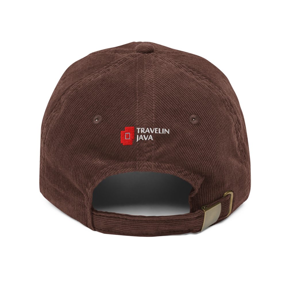 Vintage corduroy cap "iN Mpscow"