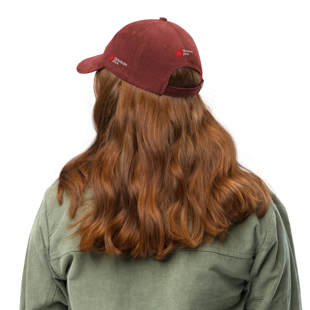 Vintage corduroy cap "iN Mpscow"