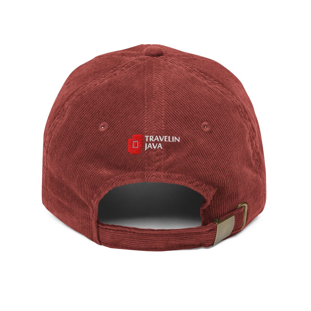 Vintage corduroy cap "iN Mpscow"