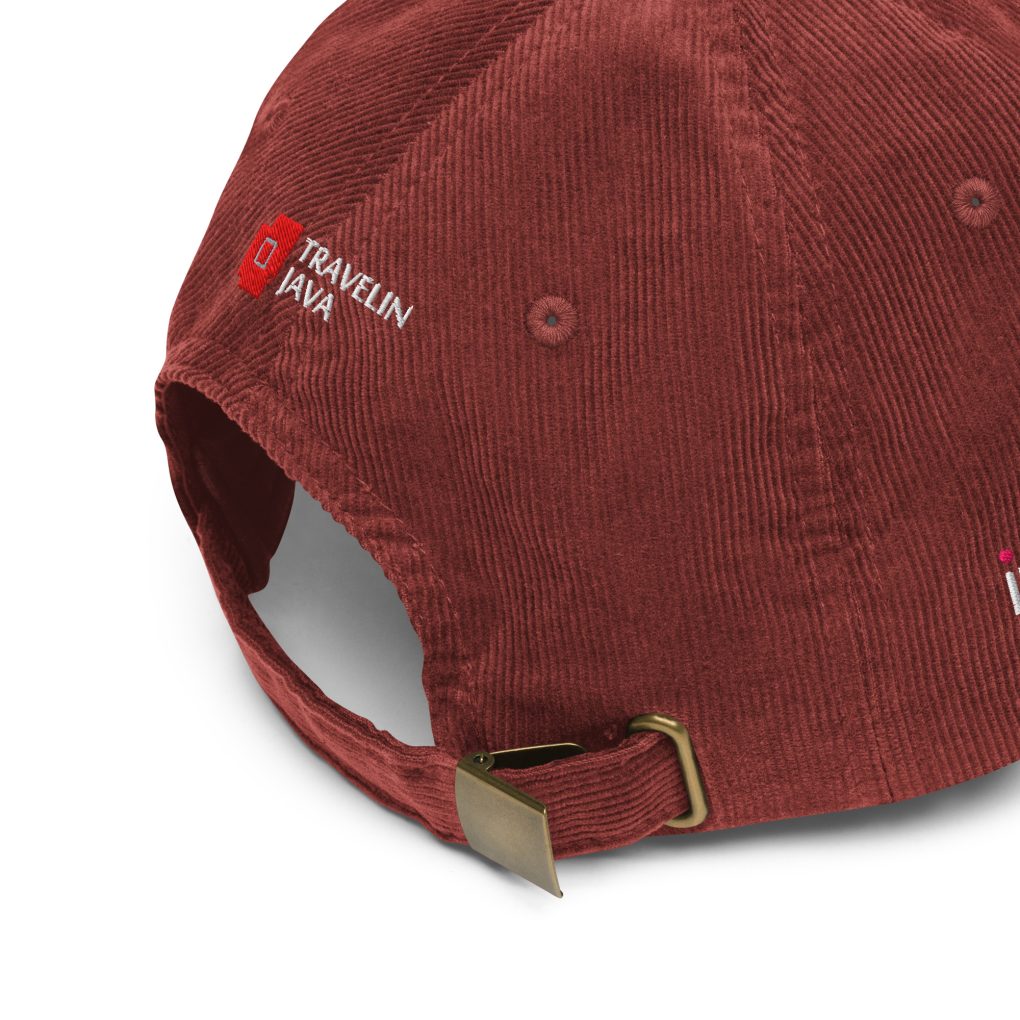 Vintage corduroy cap "iN Mpscow"