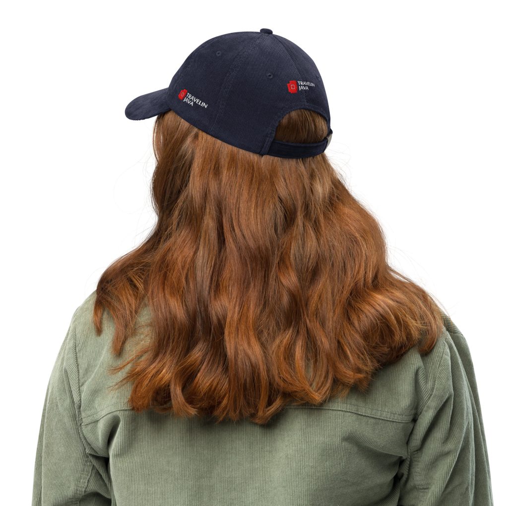 Vintage corduroy cap "iN Mpscow"