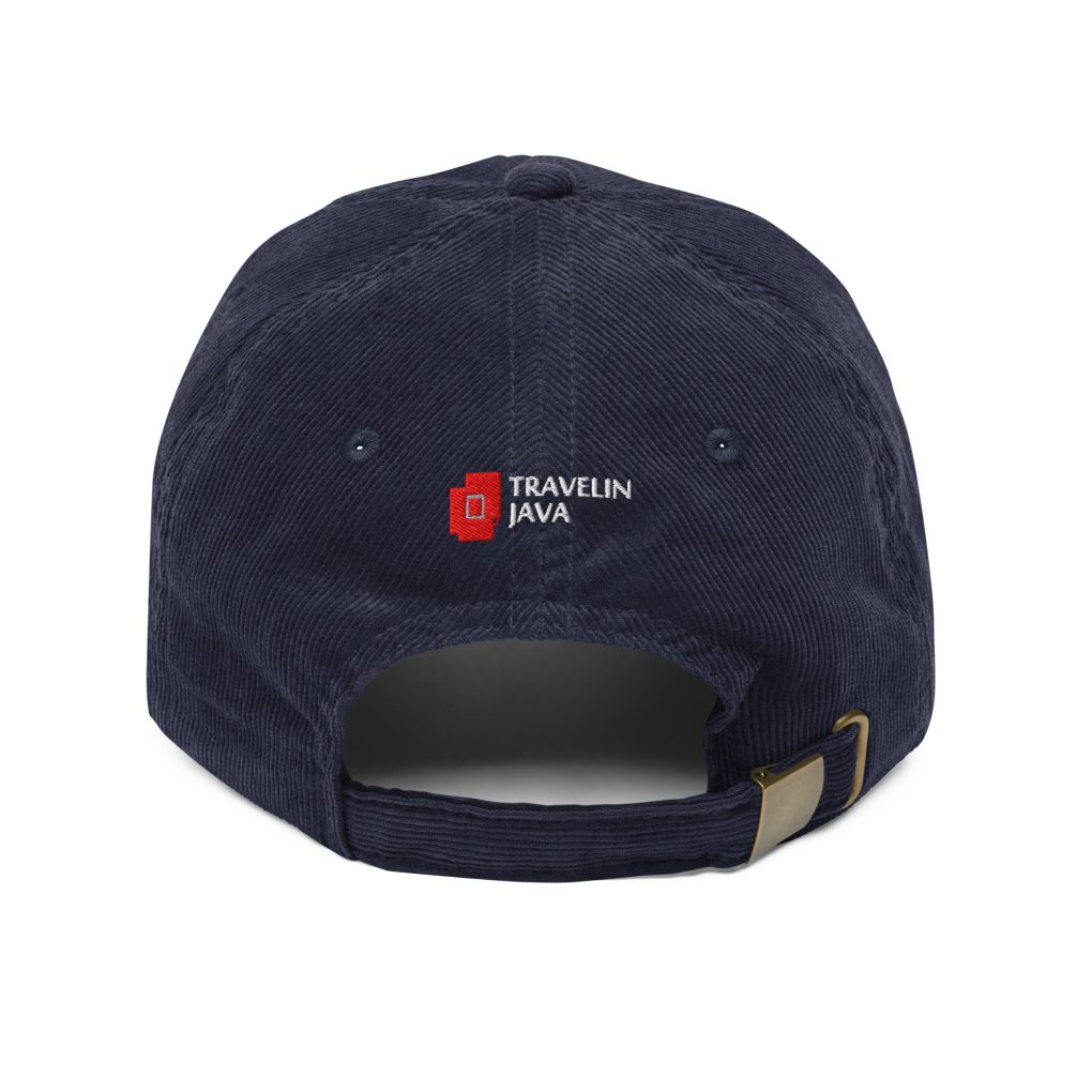 Vintage corduroy cap "iN Mpscow"