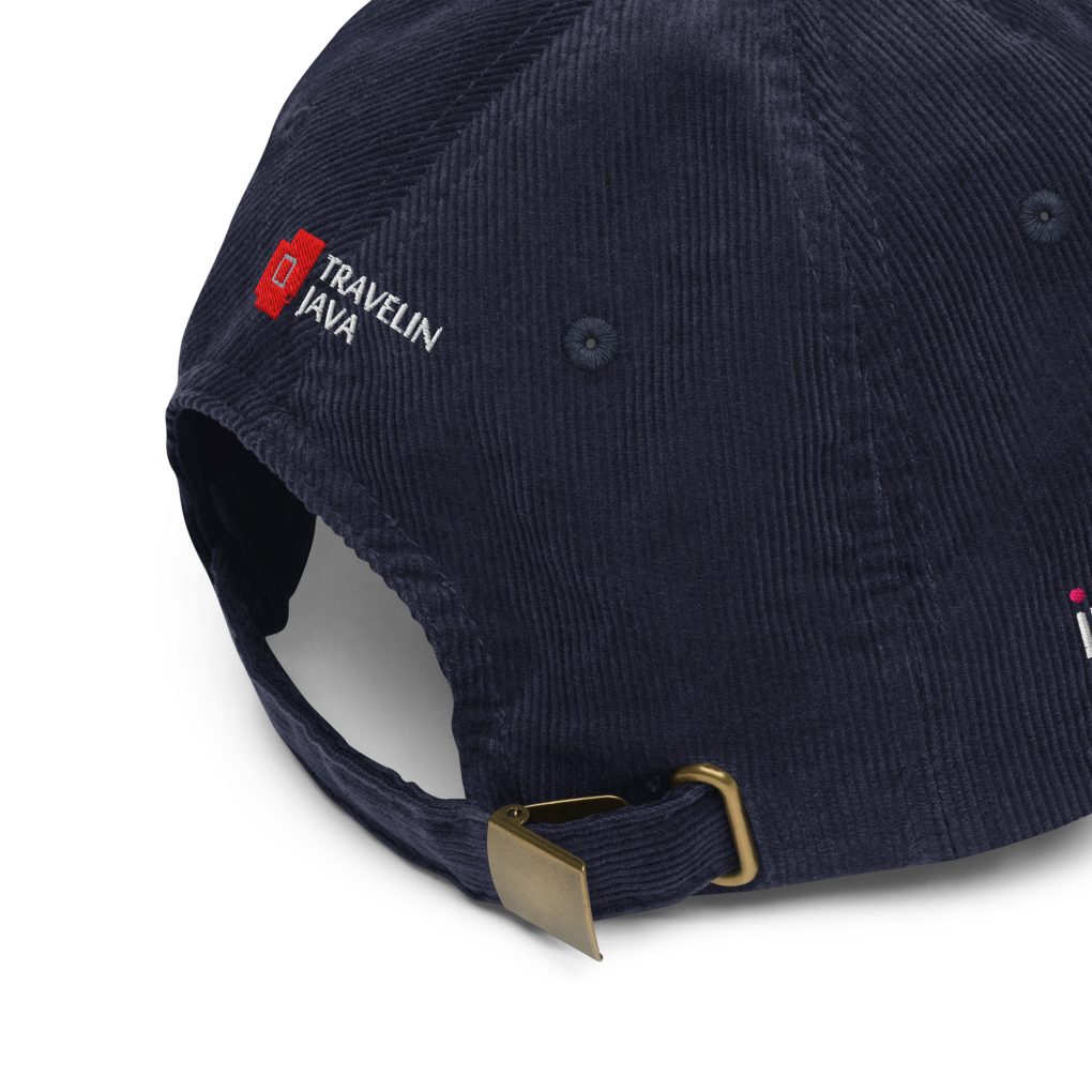 Vintage corduroy cap "iN Mpscow"