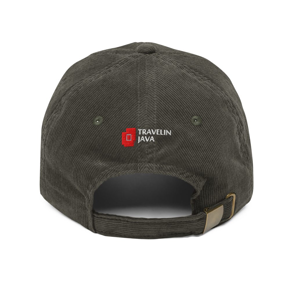 Vintage corduroy cap "iN Mpscow"