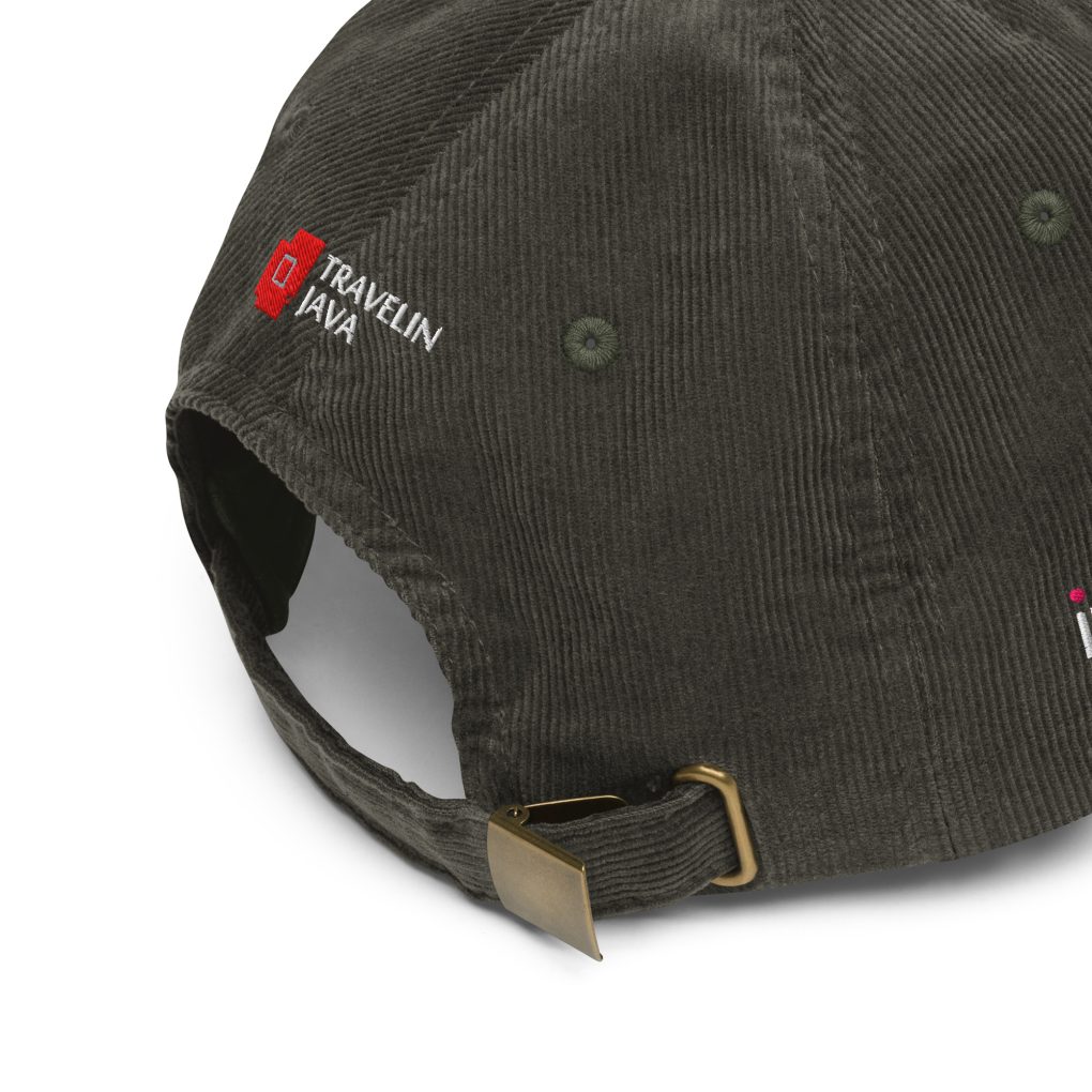 Vintage corduroy cap "iN Mpscow"